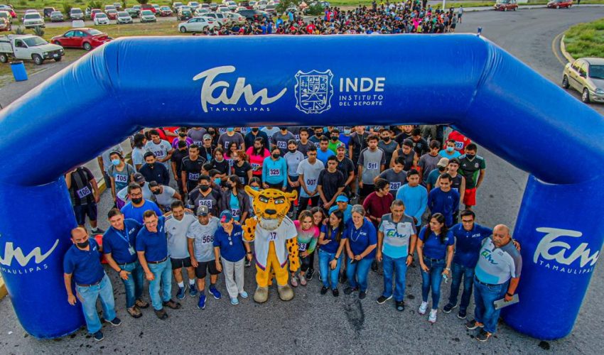 Gran éxito de la Carrera 5K Jaguares 2022 en el 15 Aniversario de la Universidad Politécnica de Victoria