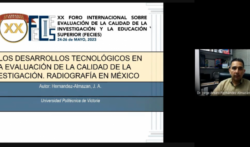 Docente de la UPV sustenta una Conferencia durante el  “XX Foro Internacional  FECIES”