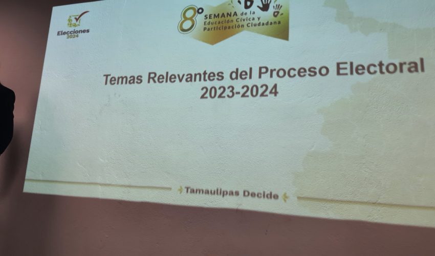 Personal del IETAM ofreció una Conferencia sobre temas electorales a estudiantes de la UPV