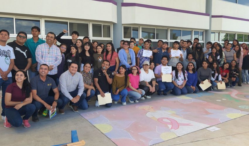 Con todo éxito se realizó la actividad “Dibujando una Esperanza” en el Día Internacional de la Lucha Contra el Cáncer de Mama en la UPV