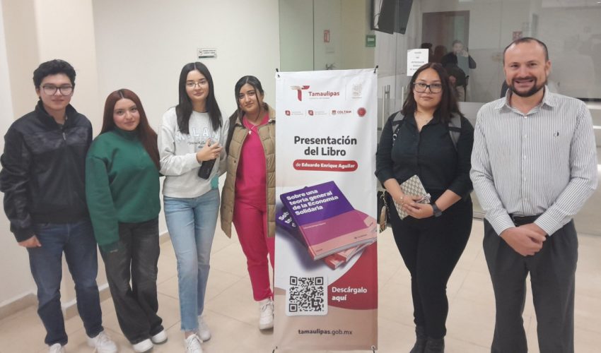 Profesor Investigador y estudiantes de la UPV acuden a la presentación del libro “Sobre Teoría General de la Economía Solidaria”, en el auditorio del Congreso del Estado