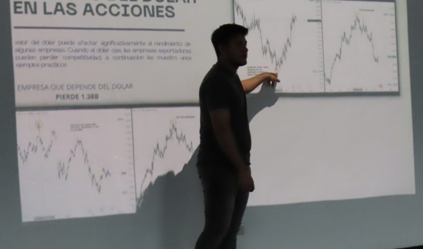 Interesante Conferencia sobre beneficios y riesgos de inversiones sustentó destacado estudiante del segundo cuatrimestre de LA