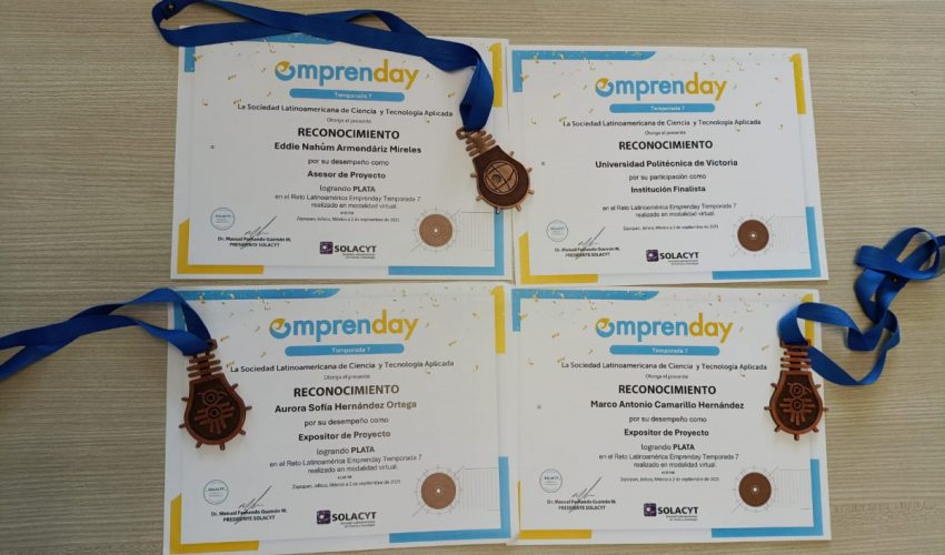 Obtiene la UPV Medalla de Plata en el Concurso Iberoamericano de Retos en Ciencia y Tecnología – Emprenday 2025